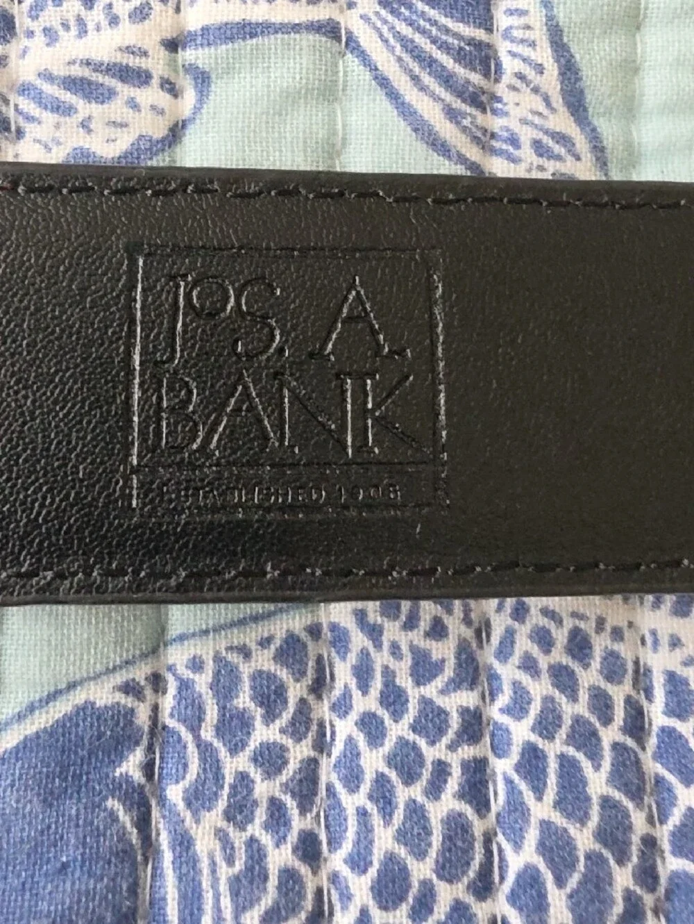 Jos.A Bank Gold Buckle Belt Cordova Size 40
